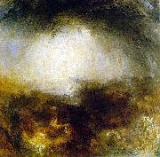 Joseph Mallord William Turner Shade and Darkness painting